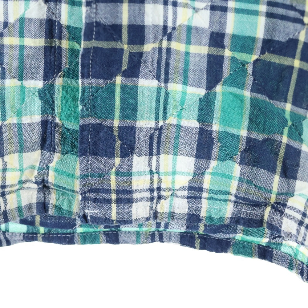 RESONATE GOODENOUGH(リゾネイトグッドイナフ) チェック柄 半袖シャツ グリーン RS-0707