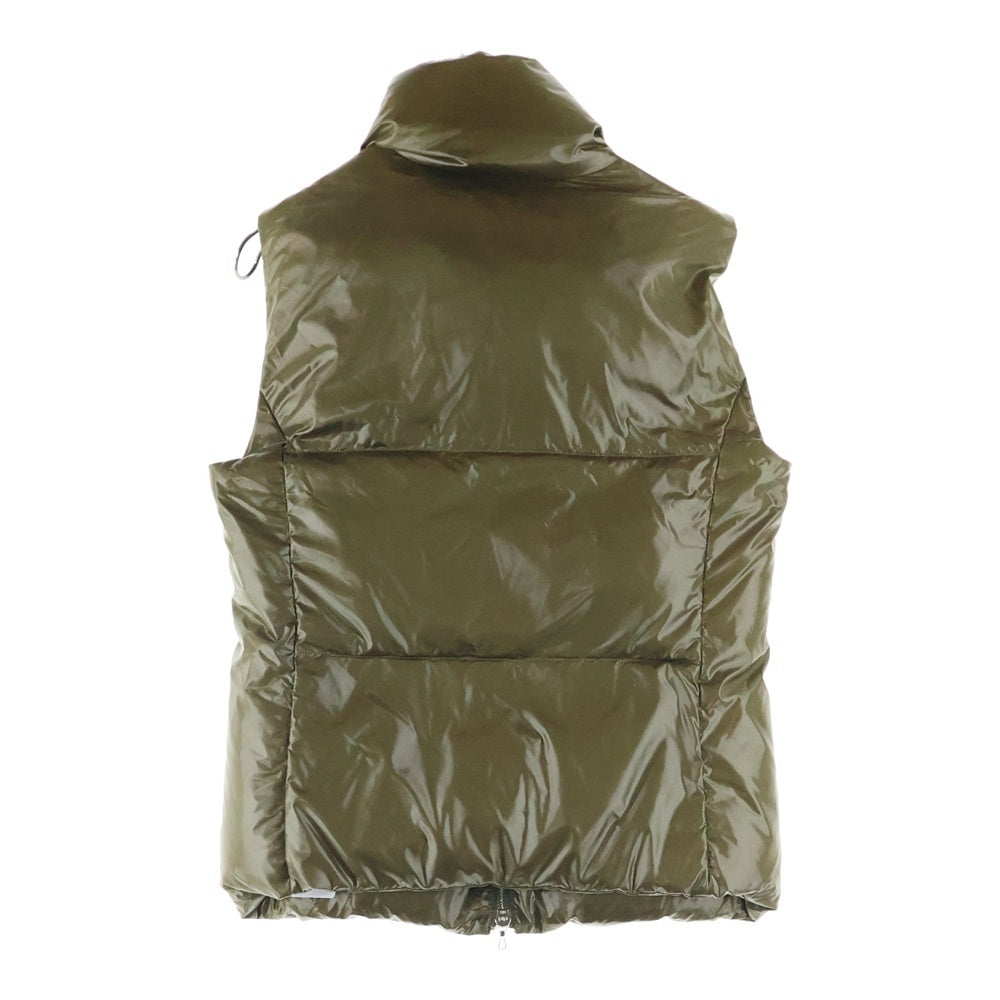 attack the mind 7(アタックザマインドセブン) ナイロン ジップアップ ダウンベスト カーキ