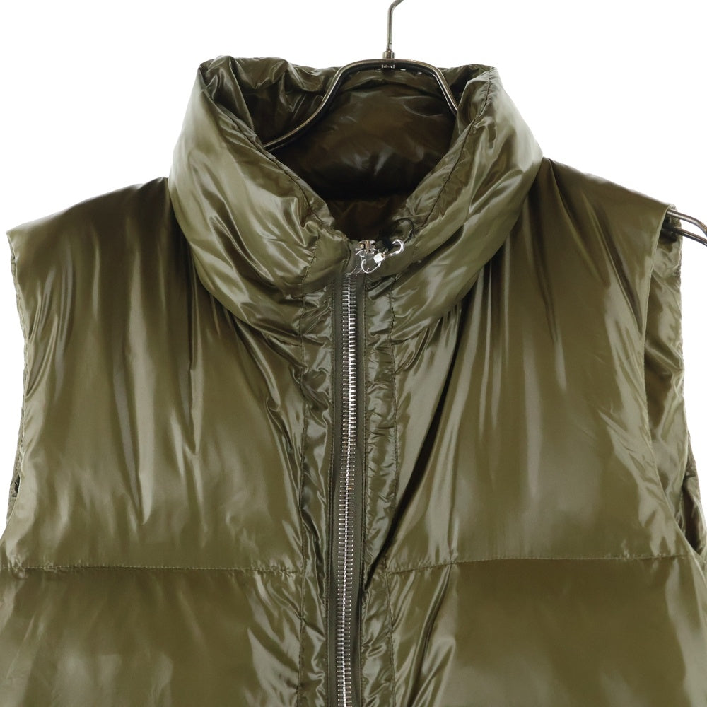 attack the mind 7(アタックザマインドセブン) ナイロン ジップアップ ダウンベスト カーキ