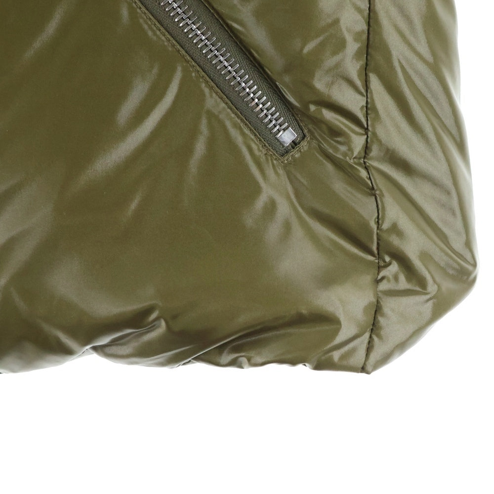 attack the mind 7(アタックザマインドセブン) ナイロン ジップアップ ダウンベスト カーキ