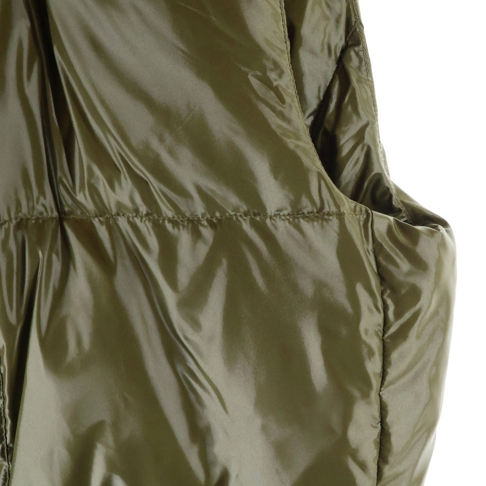 attack the mind 7(アタックザマインドセブン) ナイロン ジップアップ ダウンベスト カーキ