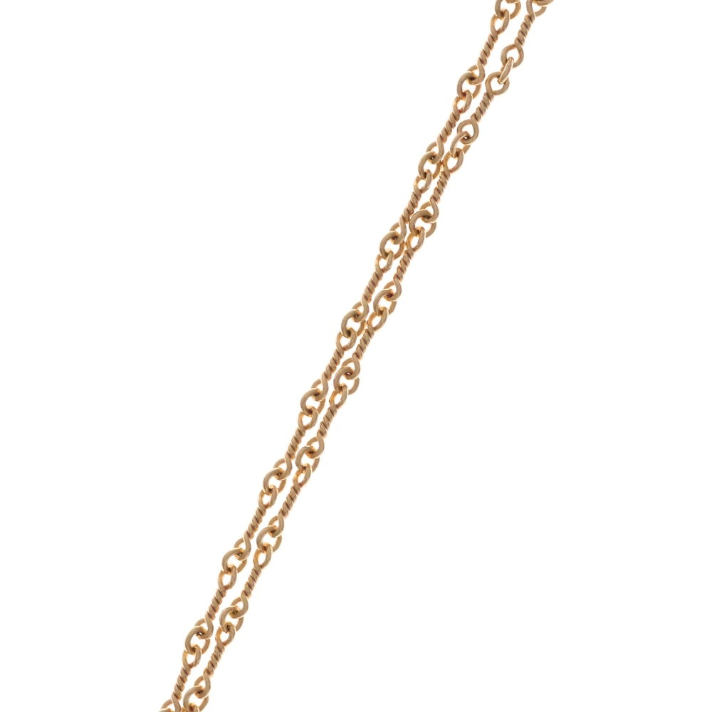 CHROME HEARTS(クロムハーツ) 22K NECKCHAIN T16 ツイストチェーンネックレス 16inch ゴールド BCA013