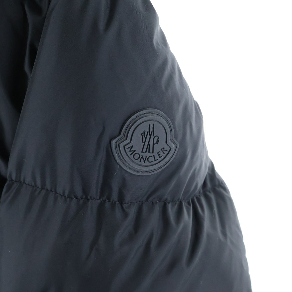 MONCLER(モンクレール) 19AW MONTCLA モンクラー ロゴ刺繍 ラバーワッペン フーデッド ジップアップ ダウンジャケット ブラック E20914194385 C0300