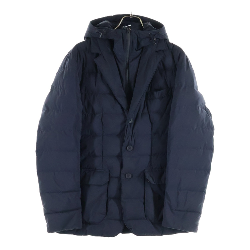 MONCLER(モンクレール) VERNOUX GIUBBOTTO ヴェルヌ レイヤードフーデッドダウンジャケット ブラック D20913091780