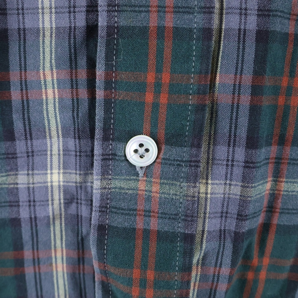 LARDINI(ラルディーニ) IMCIRO チェック柄 ドレス長袖シャツ ダークグレー