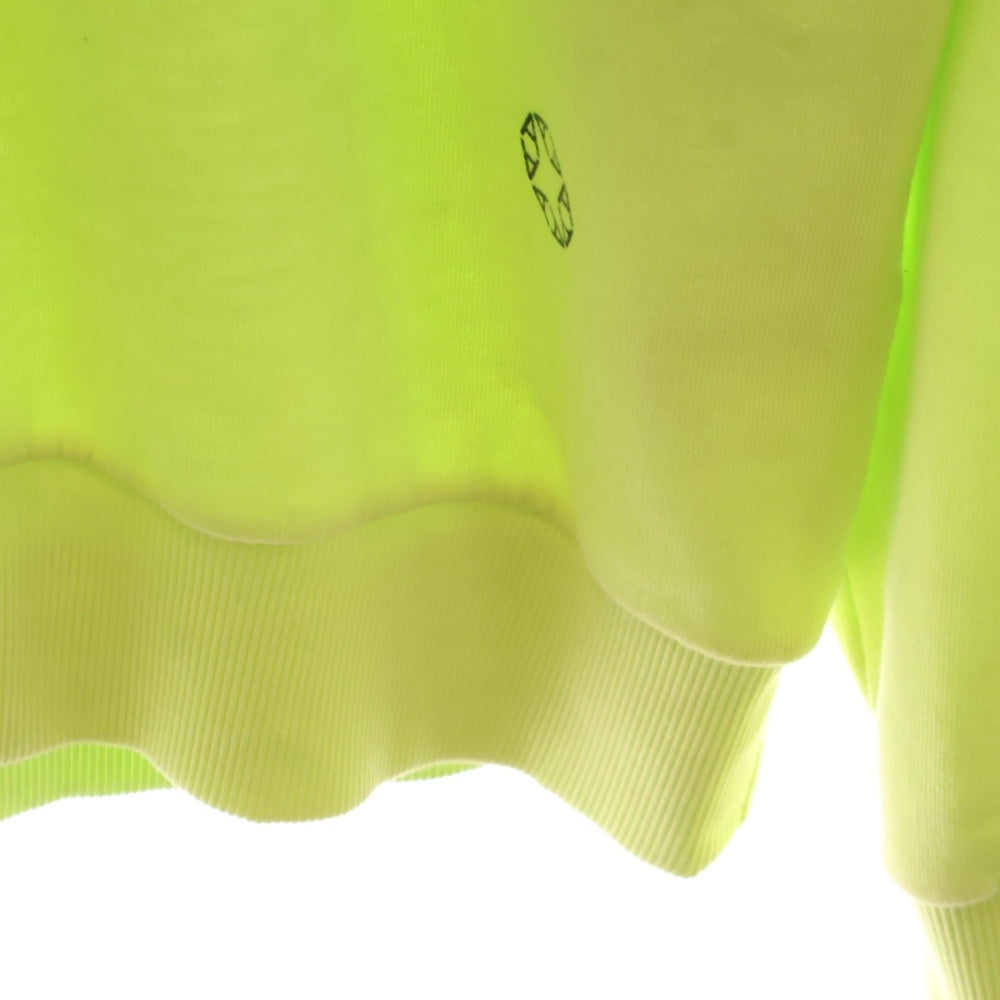 1017 ALYX 9SM(アリクス) × NUBIAN EXCLUSIVE COLLECTION SMILE GRAPHIC CREWNECK ヌビアン コレクション スマイルプリント クルーネックスウェットトレーナー イエロー
