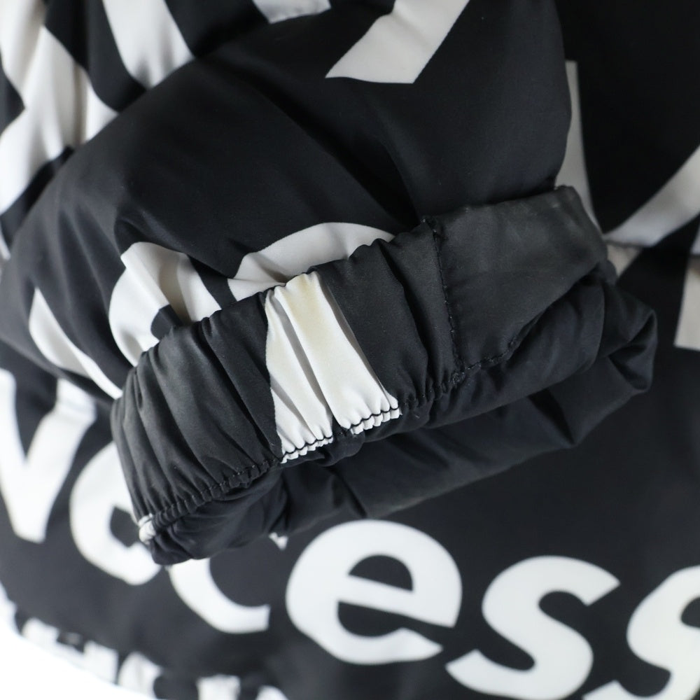 SUPREME(シュプリーム) 15AW×THE NORTH FACE BY ANY MEANS NUPTSE JACKET ザノースフェイス エニーミーンズ 文字 ヌプシダウンジャケット ブラック ND51551I