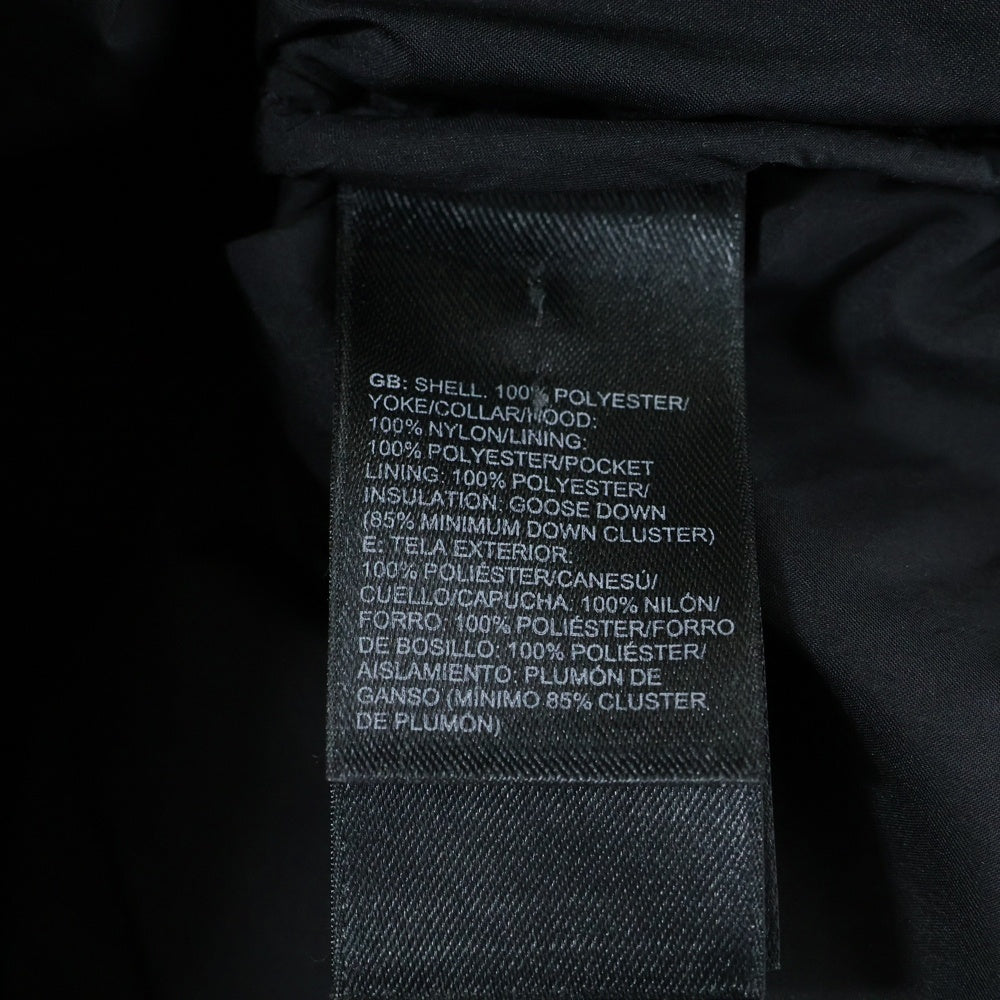 SUPREME(シュプリーム) 15AW×THE NORTH FACE BY ANY MEANS NUPTSE JACKET ザノースフェイス エニーミーンズ 文字 ヌプシダウンジャケット ブラック ND51551I