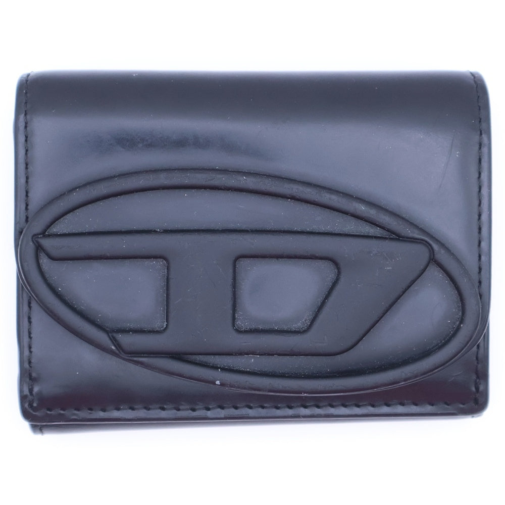DIESEL(ディーゼル) オーバルロゴ 三つ折り財布 コンパクトウォレット