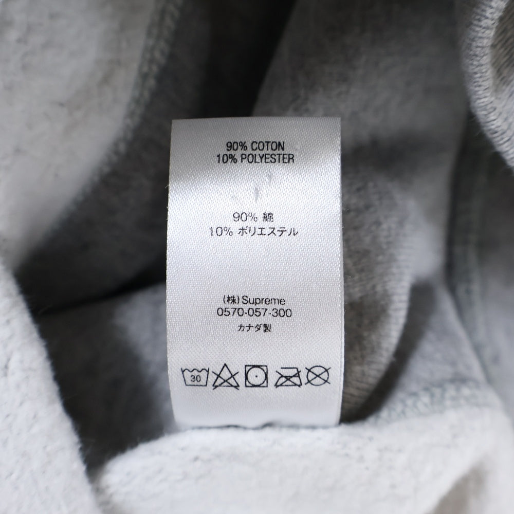 SUPREME(シュプリーム) 19AW Bandana Box Logo Hooded Sweatshirt バンダナ ボックスロゴ プルオーバー スウェット パーカー グレー/ブルー