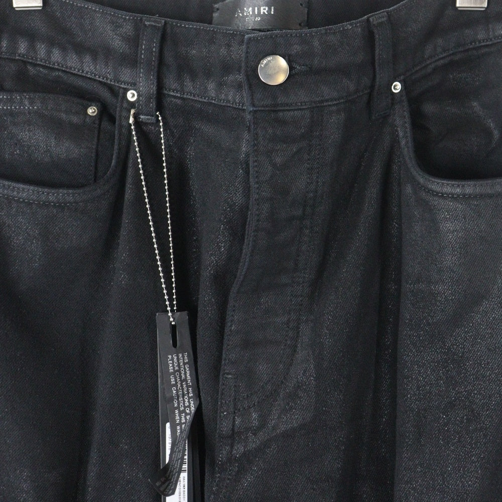 AMIRI(アミリ) Wax M65 BAGGY CARGO ワックス加工 M65 バギー カーゴパンツ ブラック