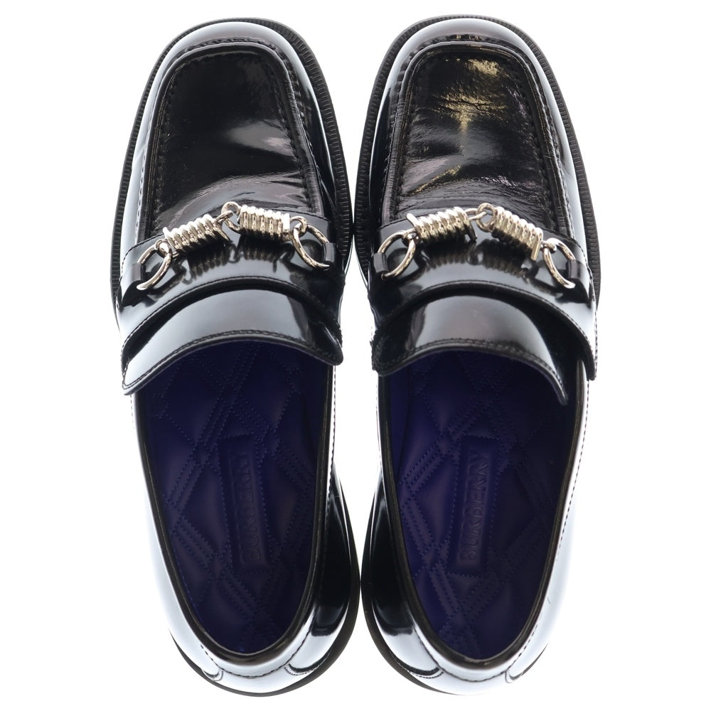 BURBERRY(バーバリー) ホースビット スクエアトゥローファー レザー シューズ ブラック ITCALLAN97MON