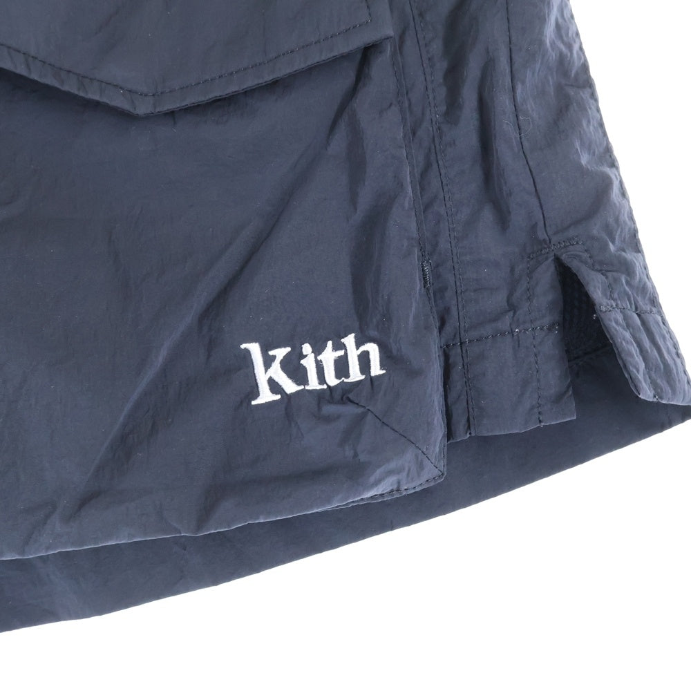 KITH(キス) ナイロンカーゴショーツ ブラック KHM060192