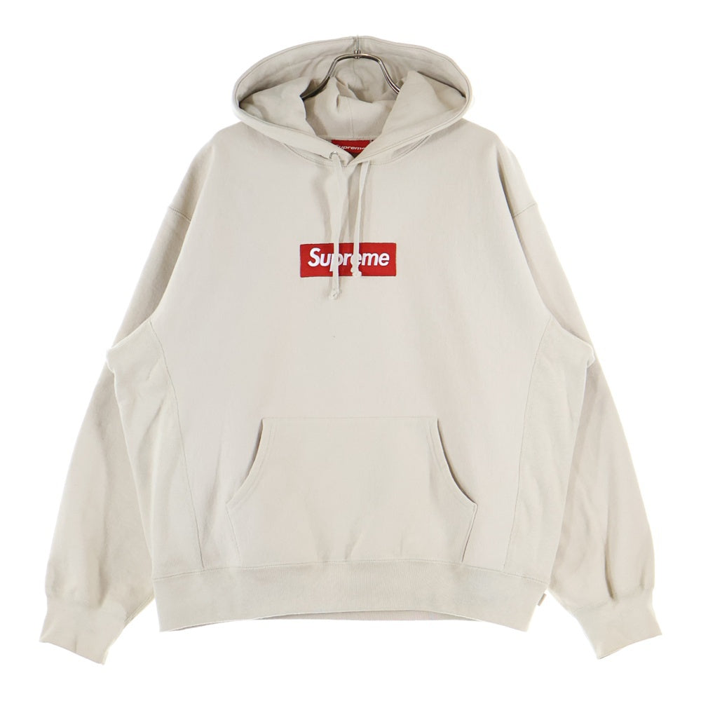 SUPREME(シュプリーム) 24AW Box Logo Hooded Sweatshirt ボックスロゴ プルオーバースウェットパーカー クリーム