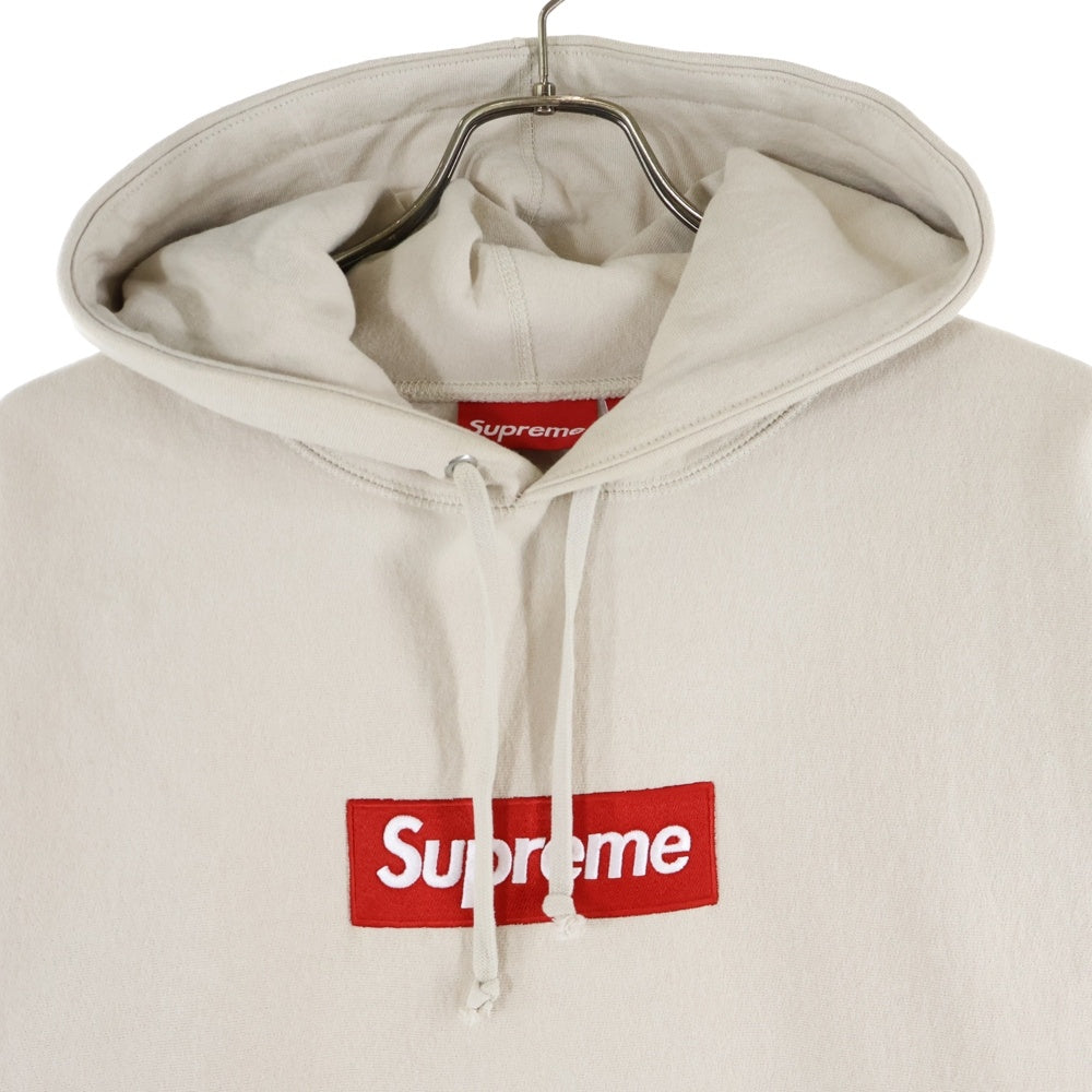 SUPREME(シュプリーム) 24AW Box Logo Hooded Sweatshirt ボックスロゴ プルオーバースウェットパーカー クリーム