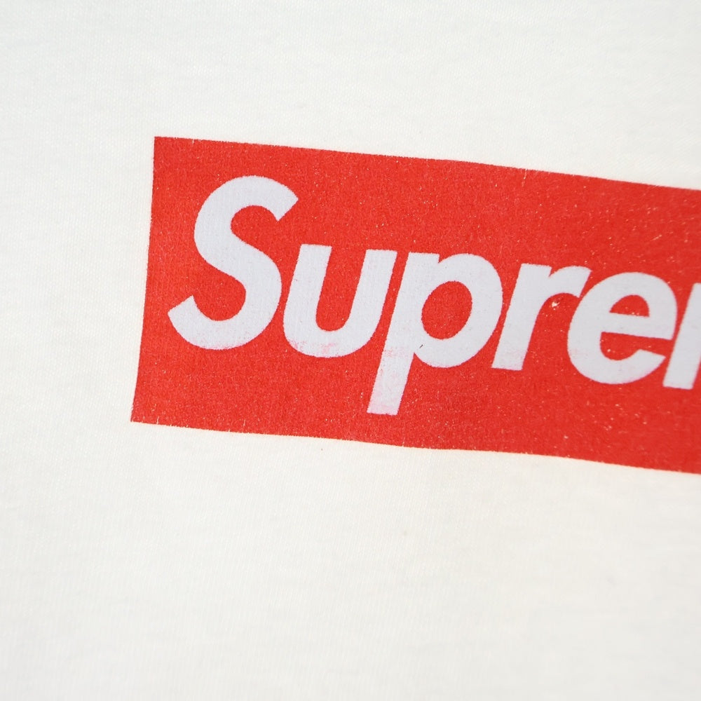 SUPREME(シュプリーム) 20AW Box Logo L/S Tee ボックスロゴ クルーネック長袖Tシャツ カットソー ホワイト
