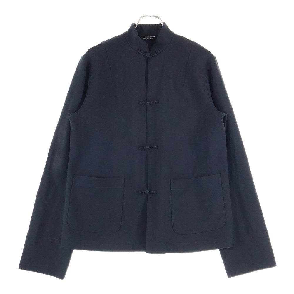 BLACK COMME des GARCONS(ブラックコムデギャルソン) 17AW スタンドカラー チャイナボタンジャケット ブラック 1Z-J004