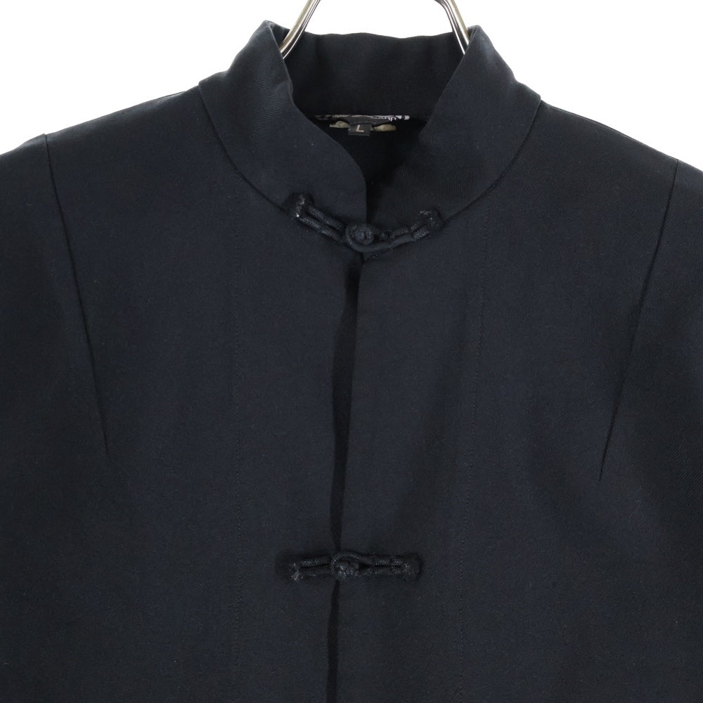 BLACK COMME des GARCONS(ブラックコムデギャルソン) 17AW スタンドカラー チャイナボタンジャケット ブラック 1Z-J004