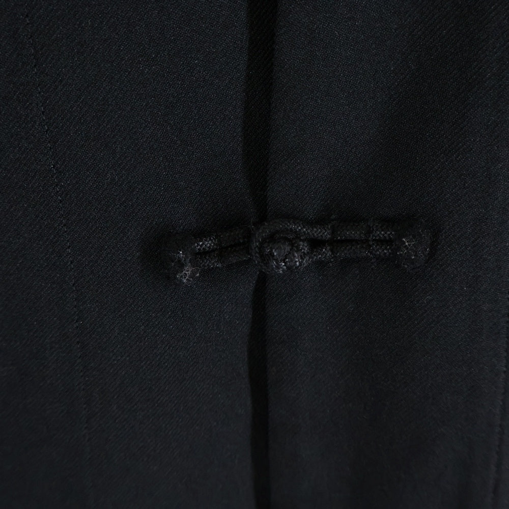 BLACK COMME des GARCONS(ブラックコムデギャルソン) 17AW スタンドカラー チャイナボタンジャケット ブラック 1Z-J004