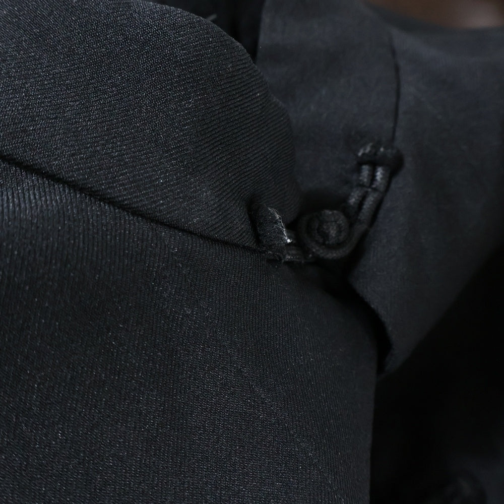 BLACK COMME des GARCONS(ブラックコムデギャルソン) 17AW スタンドカラー チャイナボタンジャケット ブラック 1Z-J004