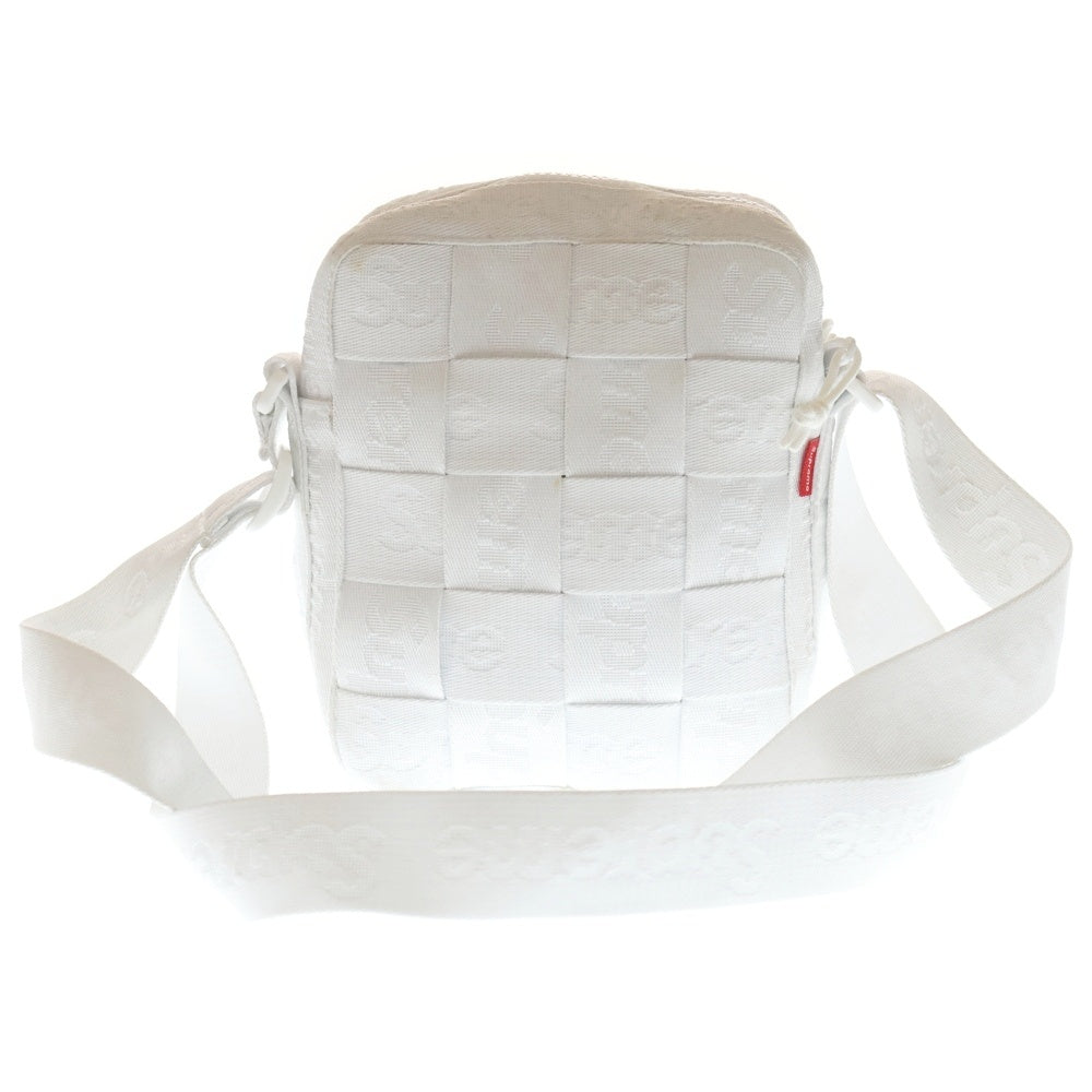 SUPREME(シュプリーム) 23SS Woven Shoulder Bag ウーブンショルダーバッグ ホワイト