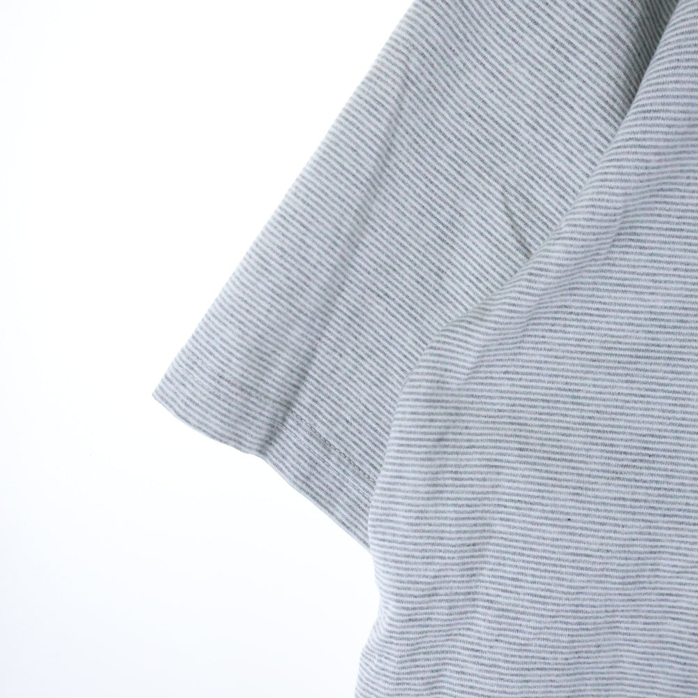 SUPREME(シュプリーム) 24SS Bouquet S/S Top ブーケ ロゴプリント ボーダー クルーネック半袖Tシャツ カットソー グレー