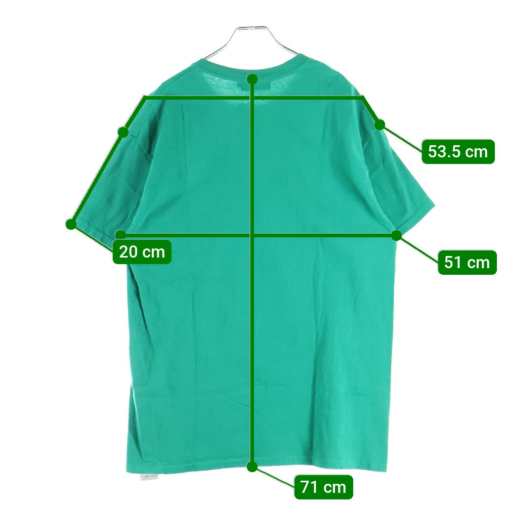 X-LARGE(エクストララージ) クロコダイルロゴプリント 半袖Tシャツ カットソー グリーン 101208011010