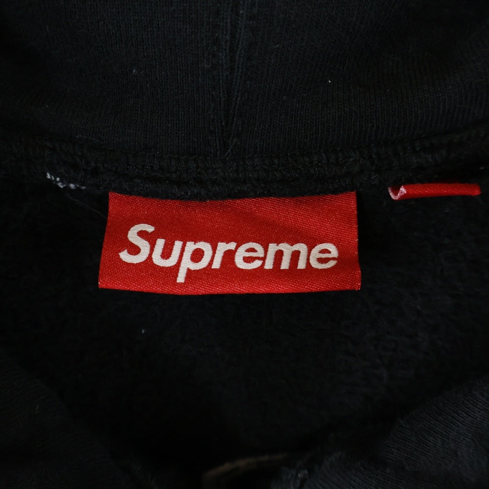 SUPREME(シュプリーム) 24AW State Zip Up Hooded Sweatshirt ステート ジップアップフーディー スウェットシャツ パーカー ブラック