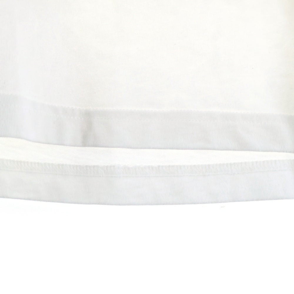 SUPREME(シュプリーム) 22AW Mock Neck L/S Top モックネック ワンポイントロゴ 刺繍 長袖Tシャツ カットソー ホワイト