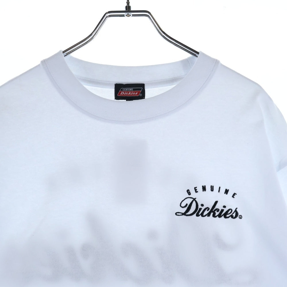 Dickies(ディッキーズ) ロゴ刺繍 半袖Tシャツ カットソー ホワイト 4278-9507
