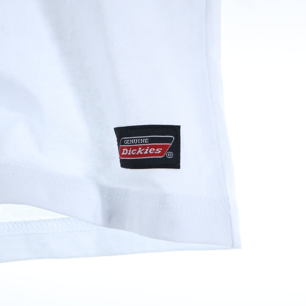 Dickies(ディッキーズ) ロゴ刺繍 半袖Tシャツ カットソー ホワイト 4278-9507