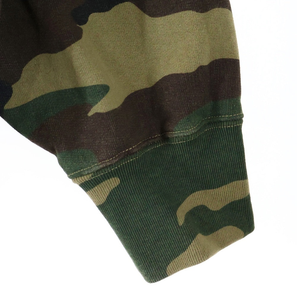 SUPREME(シュプリーム) 22AW State Hooded Sweatshirt Woodland Camo ステート フーテッドスウェットシャツ プルオーバーパーカー ウッドランドカモ カモフラ グリーン/ブラウン