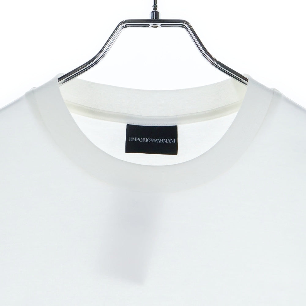 EMPORIO ARMANI(エンポリオアルマーニ) ワンポイントロゴ 半袖Tシャツ カットソー ホワイト