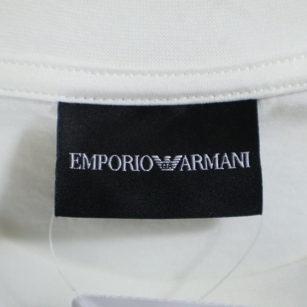 EMPORIO ARMANI(エンポリオアルマーニ) ワンポイントロゴ 半袖Tシャツ カットソー ホワイト