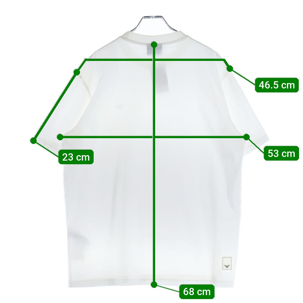 EMPORIO ARMANI(エンポリオアルマーニ) ワンポイントロゴ 半袖Tシャツ カットソー ホワイト