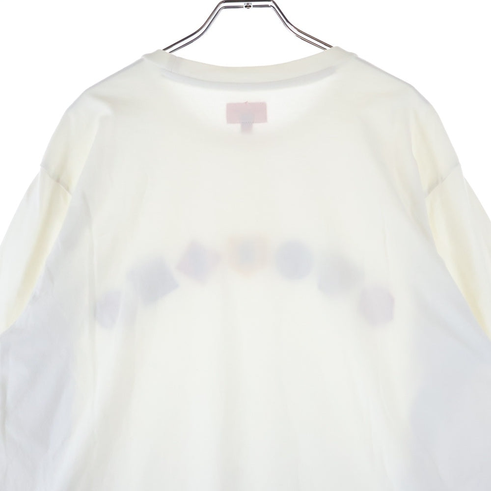 SUPREME(シュプリーム) 21AW Geo Arc L/S Top ゲオアーク ワッペン刺繍 長袖Tシャツ カットソー ホワイト