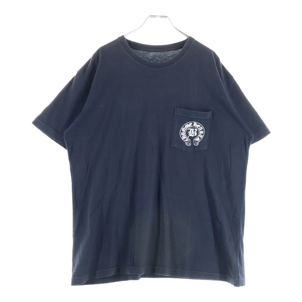 CHROME HEARTS(クロムハーツ) ×BELLA HADID Horseshoe S/S ベラハディッド ホースシュー プリント半袖Tシャツ カットソー ブラック