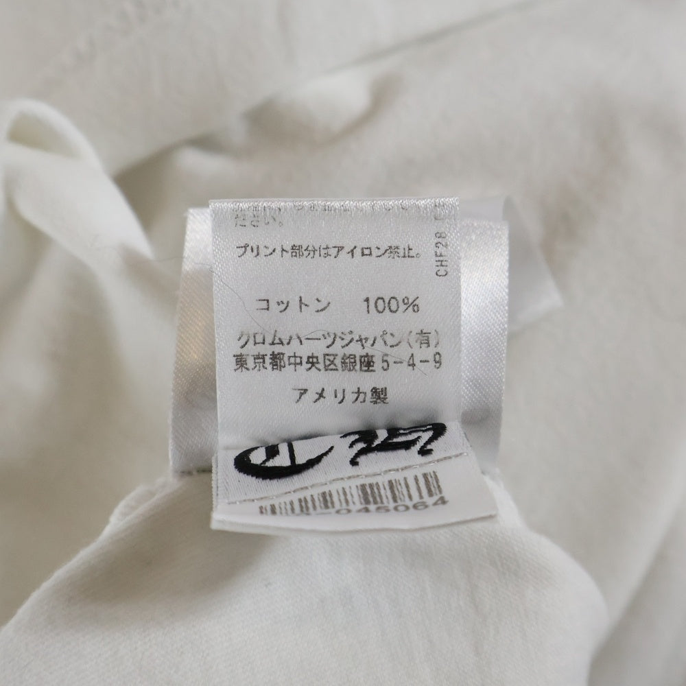 CHROME HEARTS(クロムハーツ) Multi Color Horseshoe L/S Tee マルチカラー ホースシュー プリント ロングスリーブ Tシャツ 長袖カットソー ホワイト