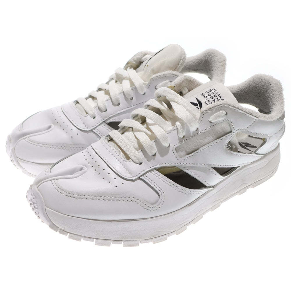 Reebok(リーボック) ×Maison Margiela Leather Tabi DQ Footwear GX5137 レザータビ フットウェア ローカットスニーカー シューズ ホワイト US8.5/26.5cm