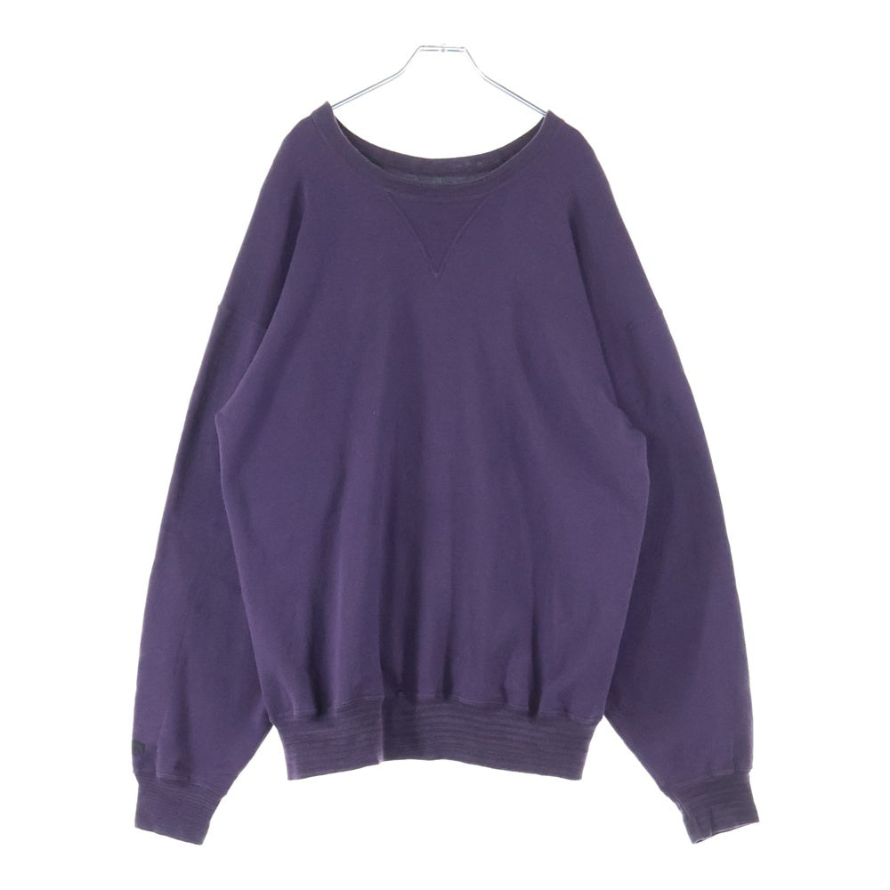 NICENESS(ナイスネス) S.FREEMAN Silk Sweatshirt Pull Over シルククルーネックスウェット プルオーバー パープル NN-3001J15