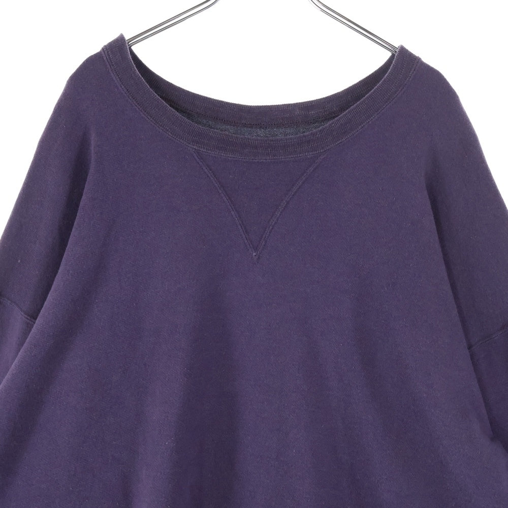 NICENESS(ナイスネス) S.FREEMAN Silk Sweatshirt Pull Over シルククルーネックスウェット プルオーバー パープル NN-3001J15