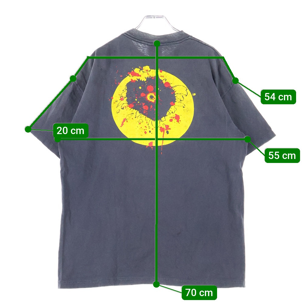 READY MADE(レディメイド) SMILE TEE スマイルプリント コットンクルーネック半袖Tシャツ ブラック RE-CO-BK-00-00-279