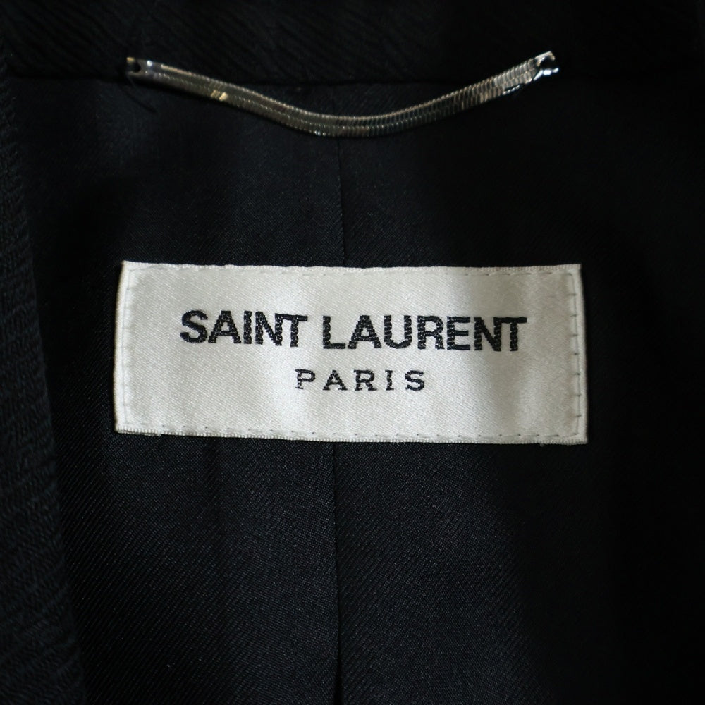 SAINT LAURENT PARIS(サンローランパリ) シングルテーラードジャケット ブラック 600331 Y1D01