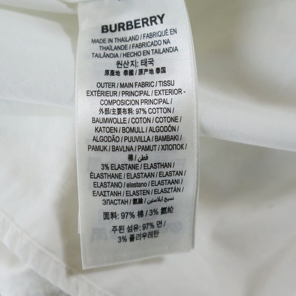 BURBERRY(バーバリー) Horseferry Print Logo Shirt 長袖シャツ ホワイト 8050263