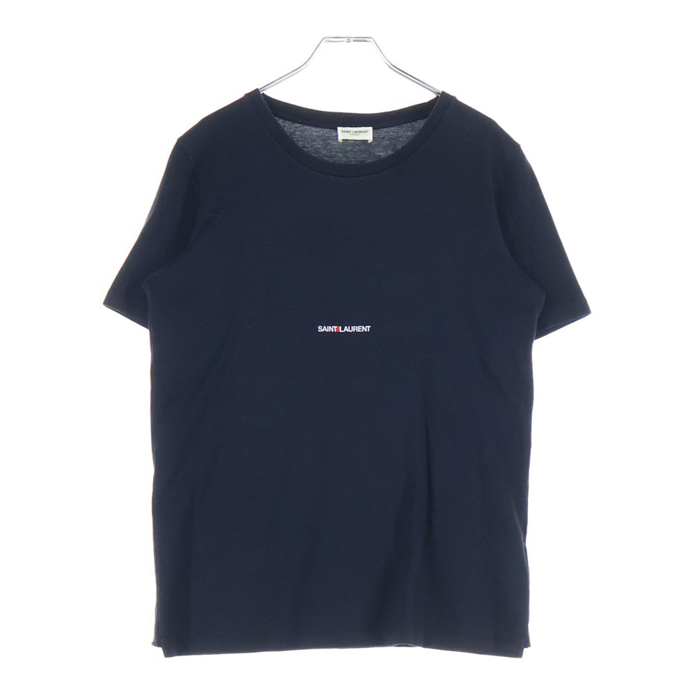 SAINT LAURENT PARIS(サンローランパリ) フロントロゴ 半袖Tシャツ カットソー ブラック 464572 YB2DQ