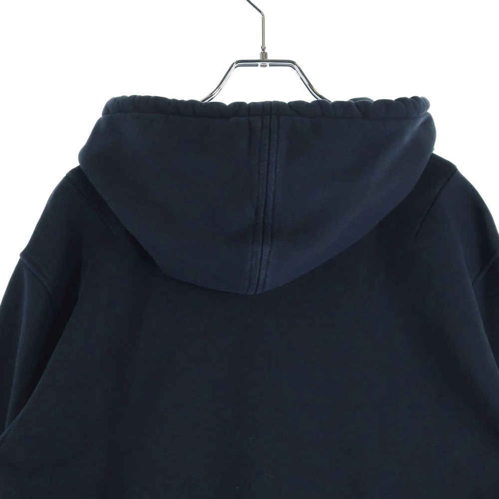 AMI Alexandre Mattiussi(アミアレクサンドルマテュッシ) フロントハートロゴ スウェットプルオーバーパーカー ブラック BFHJ008.730