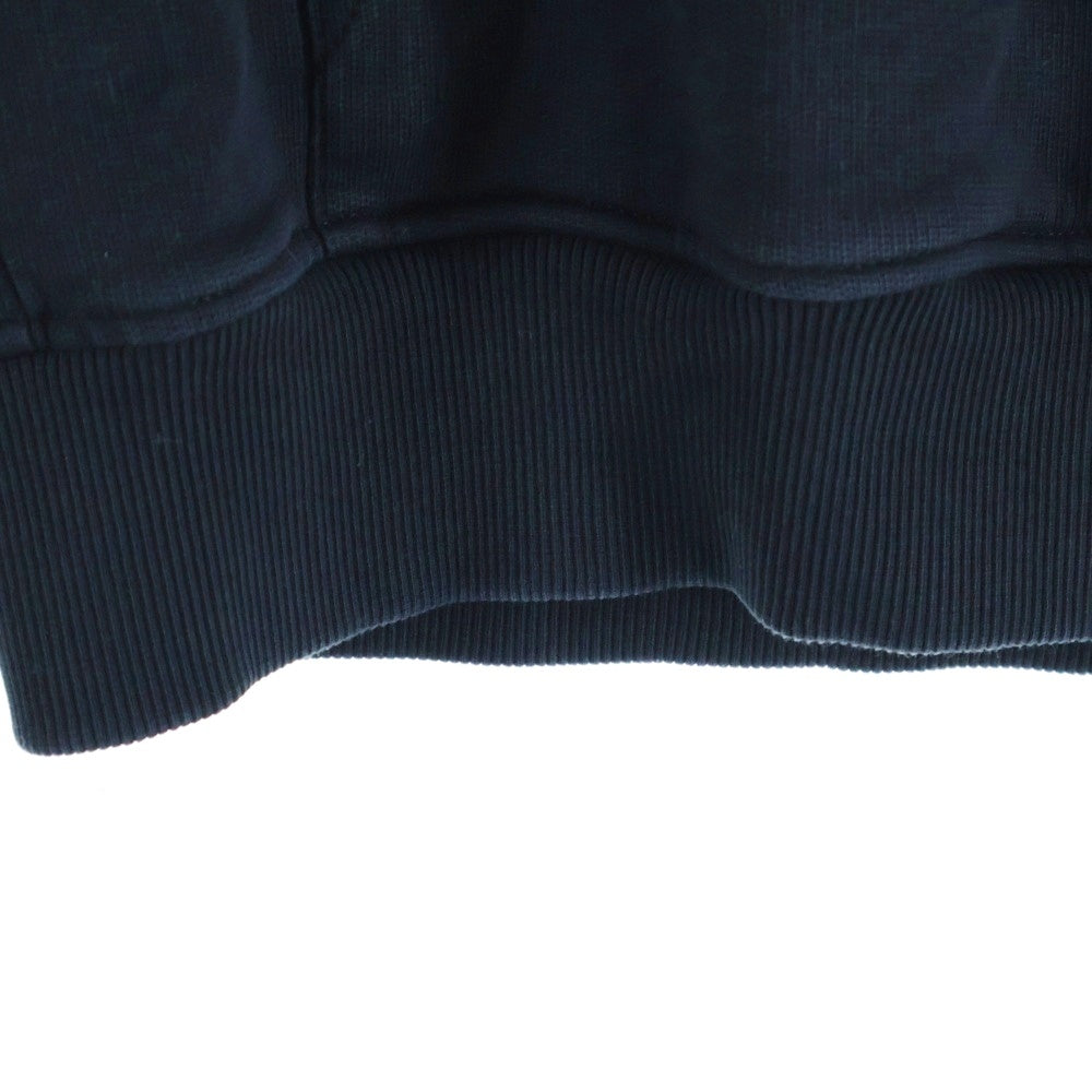 AMI Alexandre Mattiussi(アミアレクサンドルマテュッシ) フロントハートロゴ スウェットプルオーバーパーカー ブラック BFHJ008.730