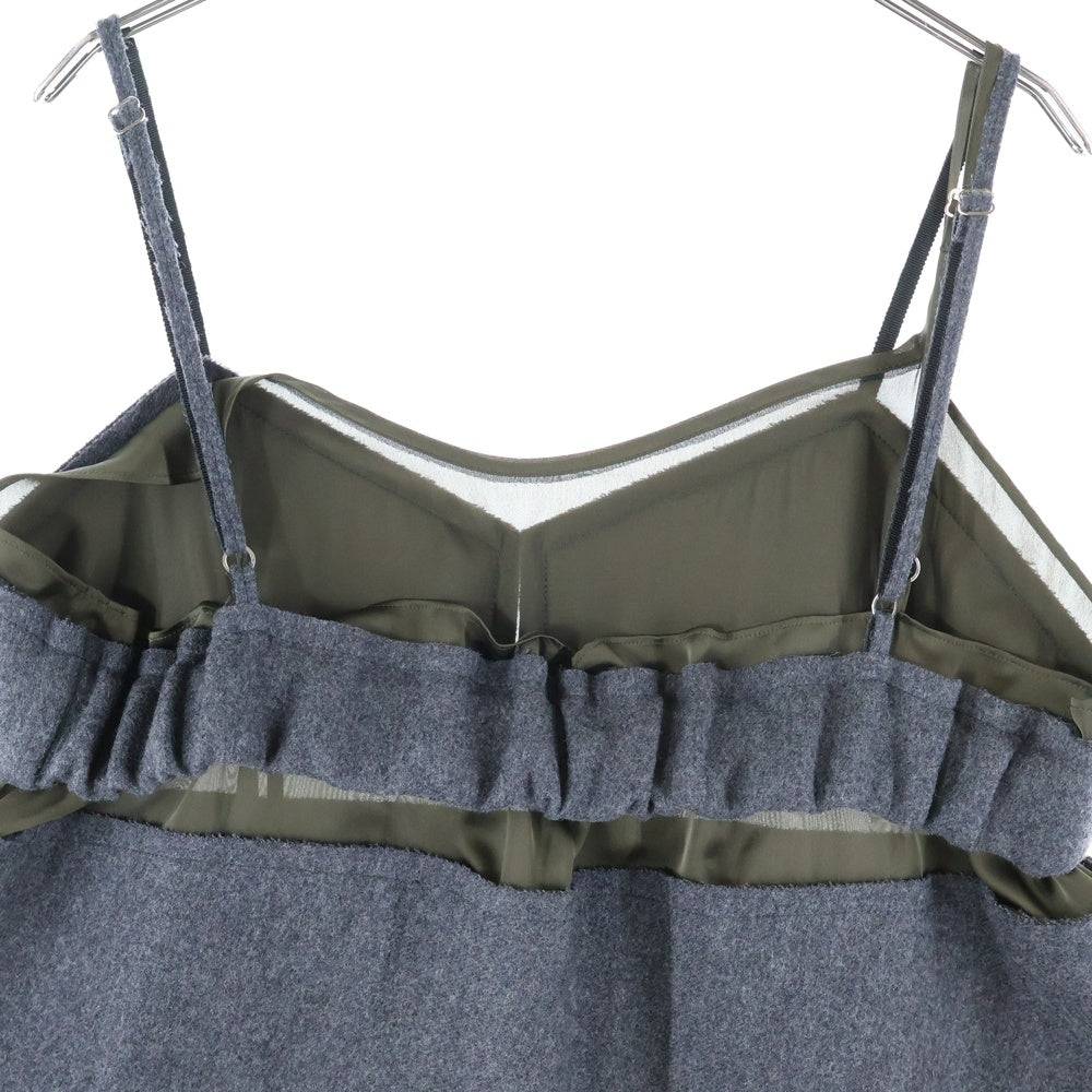 Sacai(サカイ) ウールメルトンキャミソール グレー レディース 22-06261