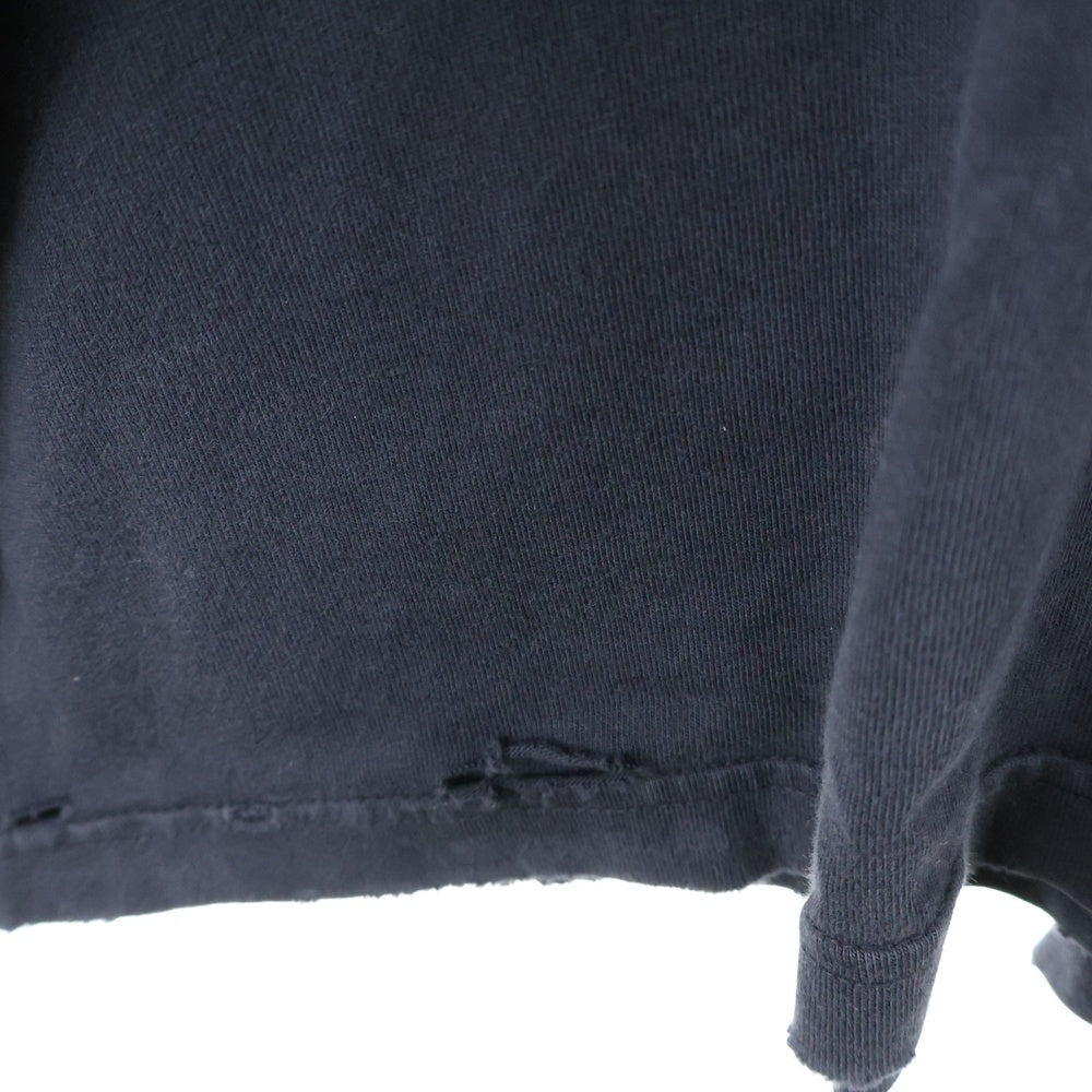 BALENCIAGA(バレンシアガ) 25SS PAINTED Tshirt Dress ペインテッド 半袖Tシャツ ドレス カットソー ワンピース ブラック レディース 777750 TRVT9