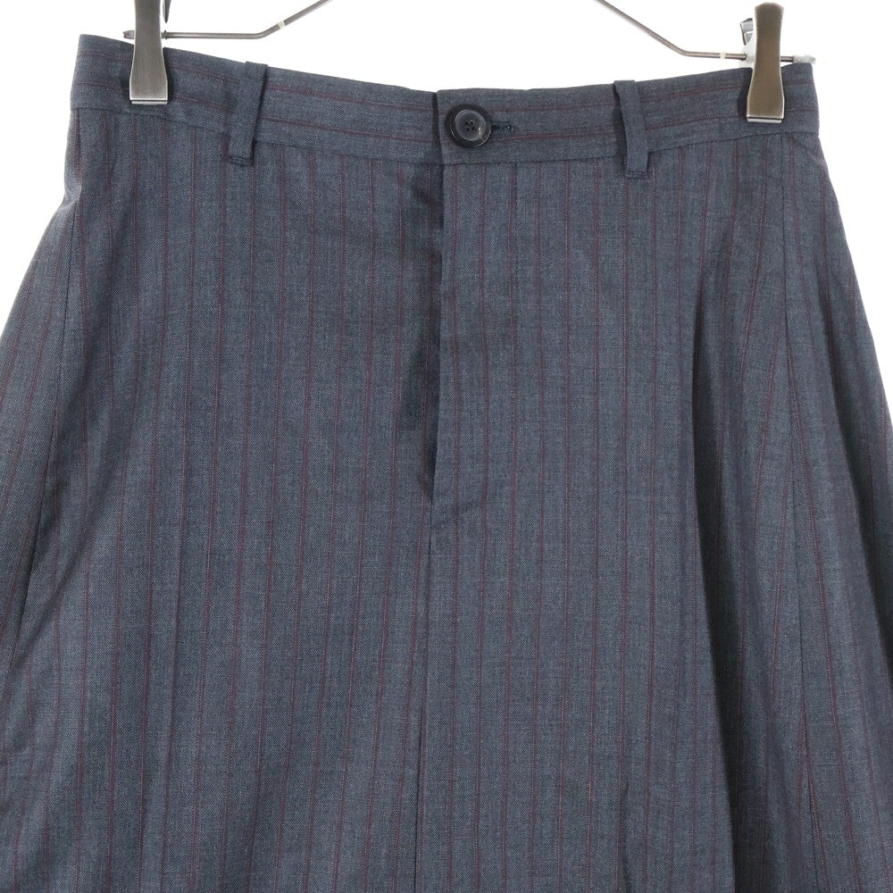 BALENCIAGA(バレンシアガ) 23AW Striped Virgin Wool Skirt ストライプドバージンウールスカート グレー レディース 768732 TPT05